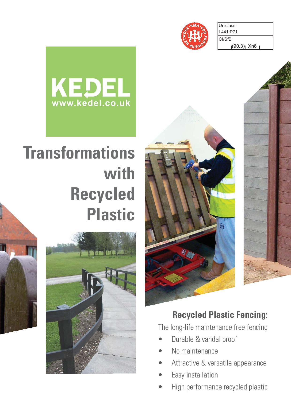 Fencing - transforming with recycled plastic - key advanta... & tec spec